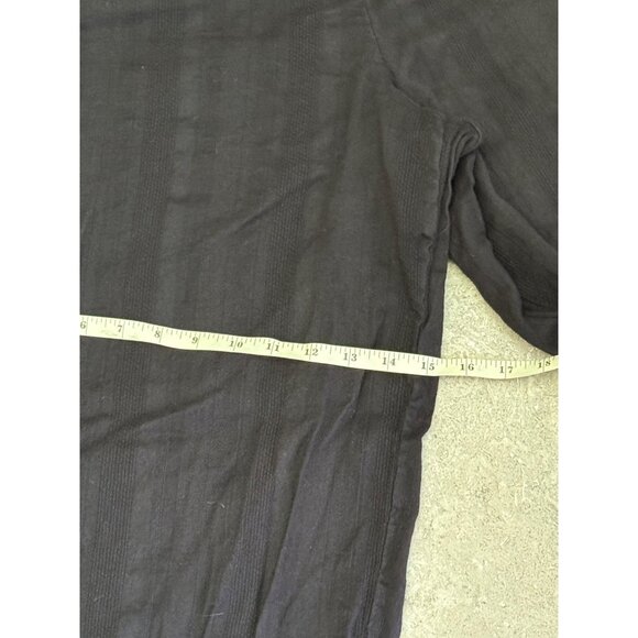 Volcom Womens Black Drawstring Waist Wide Leg Cotton Pants Plus Size 18W - Picture 16 of 16